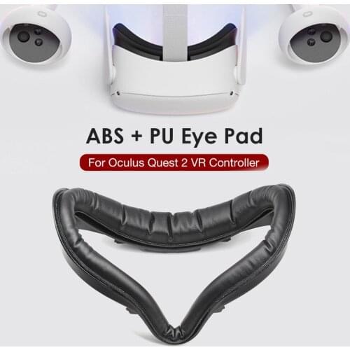 100% Fit For Oculus Quest 2 VR Replacement PU Leather Face Cushion Face Cover Bracket Protective Mat Sweat-Proof Eye Pad