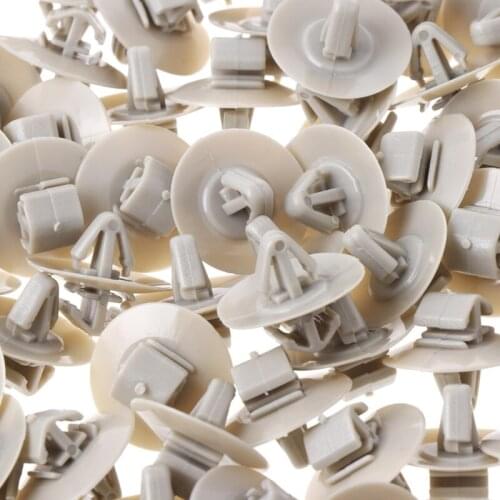 100Pcs Clips For Renault Trafic Traffic Side Moulding Lower Protection Door Trim W91F