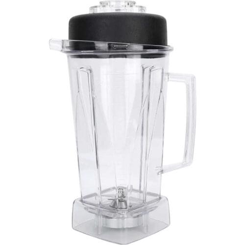 2L Transparent Juicer Container with Upper Cover Blade Appliance Accessory Fit for Vitamix 64oz Blender Juicer Supplies