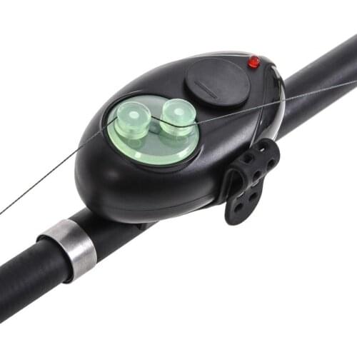 40%HOT Electronic Sensitive Fish Bite LED Light Sound Fishing Alarm BuzzerS1 Indicator
