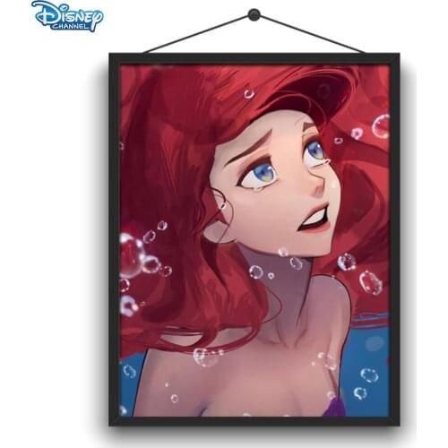 Disney 5D DIY Diamond Painting Hand-painted Princess Full Circle Diamond Embroidery Exquisite Decoration Wall Pendant Gift