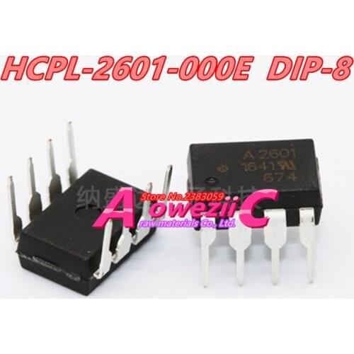 Aoweziic 2018+ 100% new imported original A2601 HCPL-2601 HCPL-2601-000E DIP8 / HCPL-2601-500E SOP8 optocoupler isolator chip