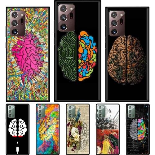 Art Print Brain Phone Case For Samsung Galaxy Note 20 10 Plus Lite Ultra Soft shell for SAMSUNG GALAXY 9 8 Silicon TPU