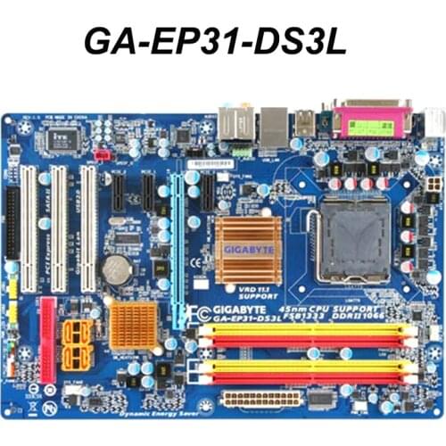For Gigabyte GA-EP31-DS3L Original Used Desktop Motherboard EP31-DS3LP31 Socket LGA 775 DDR2 ATX On Sale