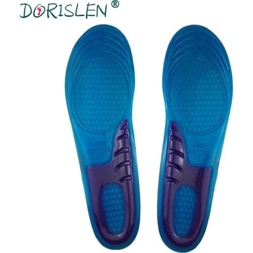 DORISLEN Silicone Sport Insole Plantar Fasciitis Massaging Gel Inserts Men Women
