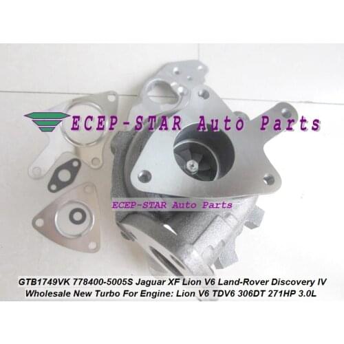 GTB1749VK 778400 778400-0003 AX2Q6K682CB AX2Q6K682CA Turbo For Jaguar XF Lion V6 For Land Rover Discovery IV 09- TDV6 306DT 3.0L