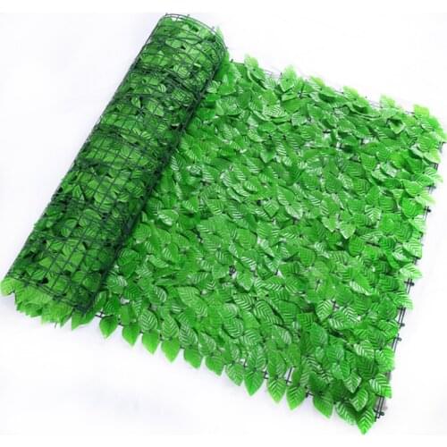 100X200CM Artificial Leaf Fence Net Greenery Panel Green Wall Fence Faux Flower Walls Plant Garden Decoration Outdoor Decor