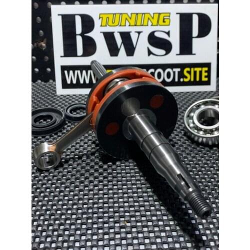 JOG50 Crankshaft 41.4 +2.2mm Long Stroke Crank With Bearings And Oil Seals Set Tuning Engine Parts Connecting Rod Jog 50 Modify