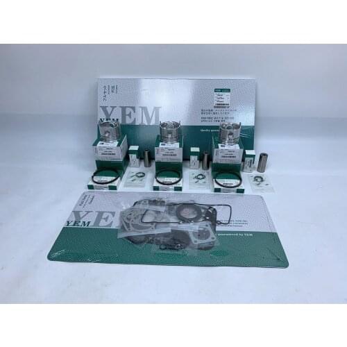 New Aftermaket Engine Part 3TNE88 Rebuild Kit With Piston Ring Cylinder Gaskets Piston For Yanmar