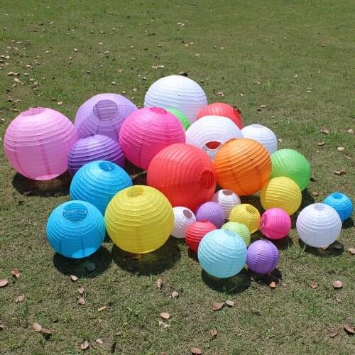 10 Pieces 12 Inch 22 Colors Round Chinese Paper Lanterns For Baby Shower Birthday Party And Wedding Decoration Hanging Lanterns