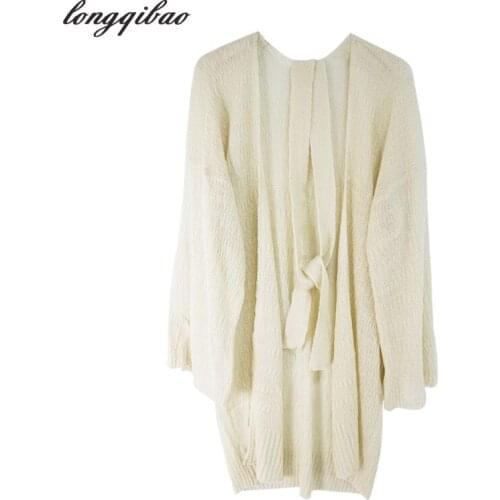 Longqibao Women's Knitted Cardigans