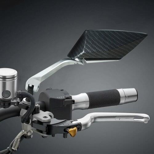 Motorbike Carbon Rearview Mirrors CNC Aluminum Motorcycle mirror For DUCATI Scrambler Diavel Dark Hypermotard SP
