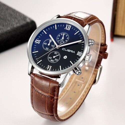 Top Brand Luxury CUENA Quartz Watch Men Sports Watches Military Army Male Wrist Watch Clock relogio masculino