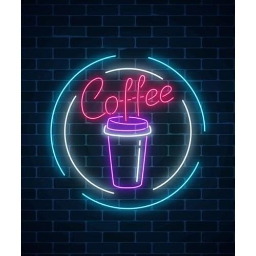 Neon Sign For Coffee To Go Glass Tube cafe Commercial club Lamp resterant art light advertise custom DESIGN Impact Attract light