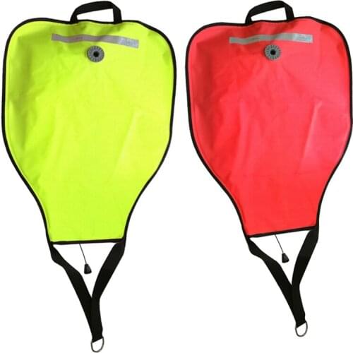 NEW-2Pcs 50Lbs Nylon Scuba Diving Lifting Bag with Pressure Relief Valve Salvage Rescue Lift Bag Gear Underwater Snorkeling