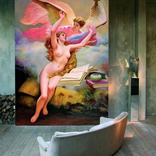 Beibehang papel de parede para quarto painting wallpaper ceiling living room hotel corridor rooms mural wallpaper