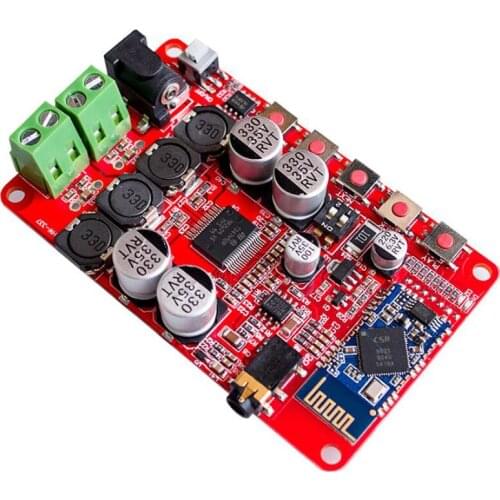 Dawupine Bluetooth Digital Audio Amplifier Board PCB TDA7492P 2 X 50W Subwoofer Stereo Speaker 2.0 Amplifiers DC8V-25V