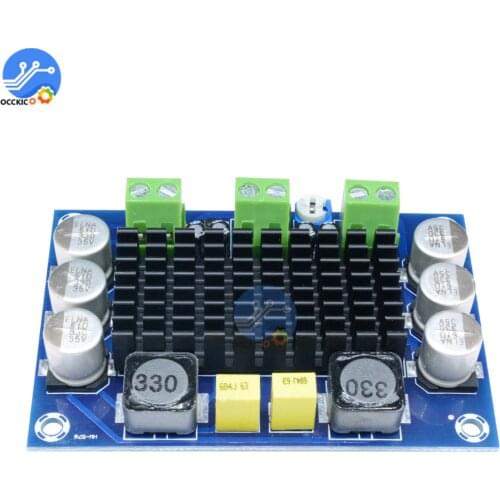 100W TPA3116D2 Mono Amplifier Board Class D 12V-26V Digital Audio Power Amplifier Sound Board AMP