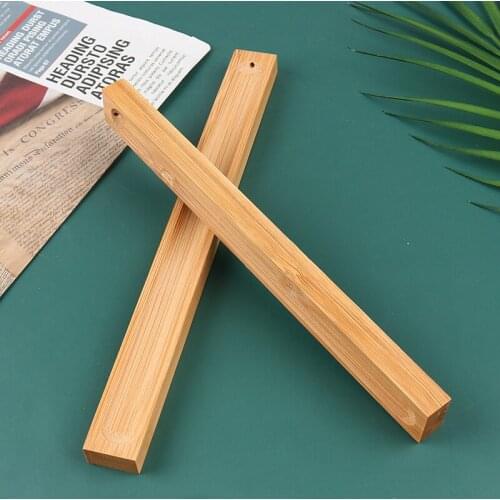 New 1pc Bamboo Material Stick Incense Plate Incense Holder Fragrant Ware Stick Incense Burner