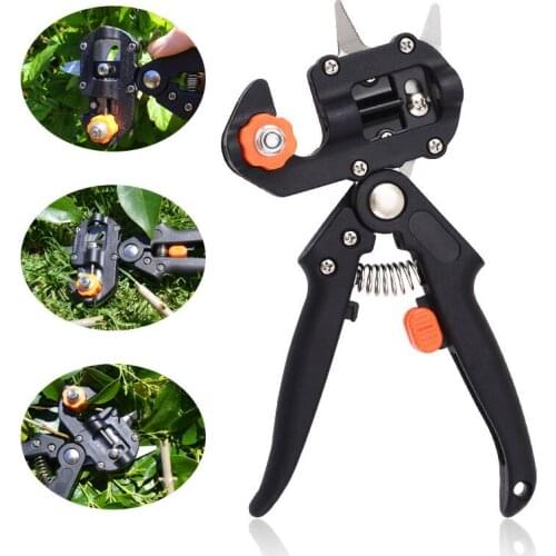 Grafting Pruner Garden Grafting Tool Multifunction Professional Branch Cutter Secateur Pruning Plant Shears Fruit Tree Scissor