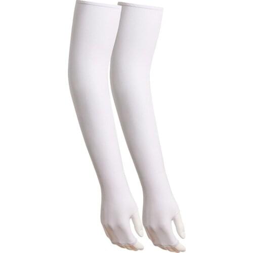 Ice Silk Fingerless Sleeves Elasticity Breathable Anti-ultraviolet Summer Outdoor Riding Camouflage Sports Motorcycle Equipment