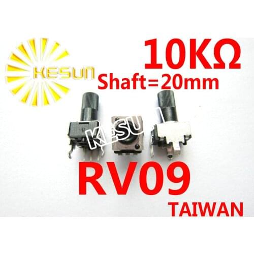 RV09 1K 2K 5K 10K 20K 50K 100K 1M 9 type Seal Potentiometer x 100PCS