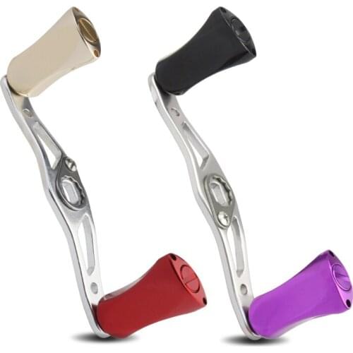 EKFan Mixed Color Design Fishing Reel Handle 8*5MM Hole Size Length 99mm For Bait Casting & Water-drop & Drum-wheel parts
