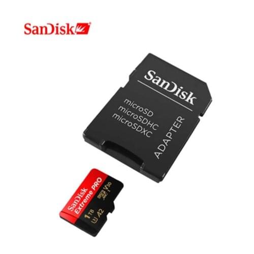 SanDisk Extreme 1TB TF Flash Card Pro Memory Card Micro SD 32GB 64GB 128GB 256GB 512GB 1TB Class 10 U3 A2 V30 MicroSD for Gopro