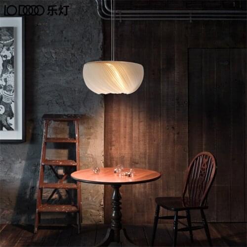 North Parchment Lampshade Pendant Lights Modern Living Room Dining Room Art Lighting Bedroom Decoration Hanging Pendant Lamps