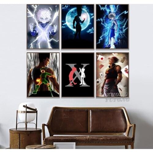 Modern HD Print Home Decoration Anime Hunter X Hunter Wall Art Canvas Painting Picture Poster For Living Room multicolor Modular