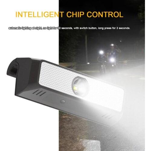 Waterproof Super Bright Solar Charging Headlight USB Rechargeable Easy Install Light Universal Mountain Bike Bicycle Headlight