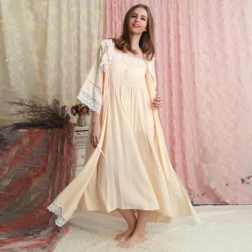 Xiao O smile Women's Long Nightgowns