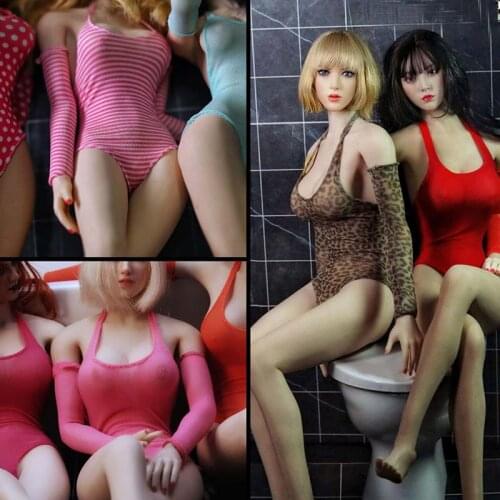 1/6 Female Soldier Bikini Sexy Underwear Model Siamese Sling Spa Resort Seaside Swimsuit for 12 Inch Action Figure Body Doll