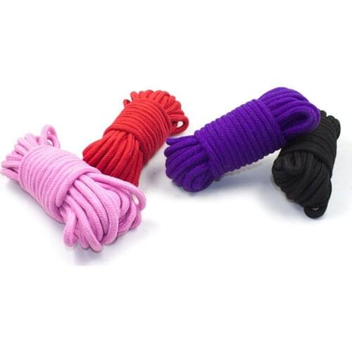 10M Erotic Adult Toys No Dildo Vibrator Sex Toys For Women Men Gay Games Slave Rope Cotton Couple Lover Sex SM Games Sex Toys