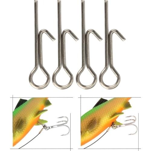 100Pcs 19mm Fishing Hook Soft Lure Fixed Connecting Pins Assists Accessories Soft Lure Fishing Accessories Tools