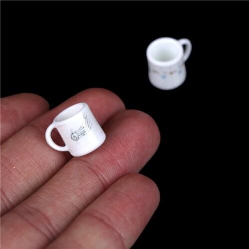 2pcs/lot 1:12 Cups Mugs Dolls House Miniature Dollhouse 1/12 Accessories