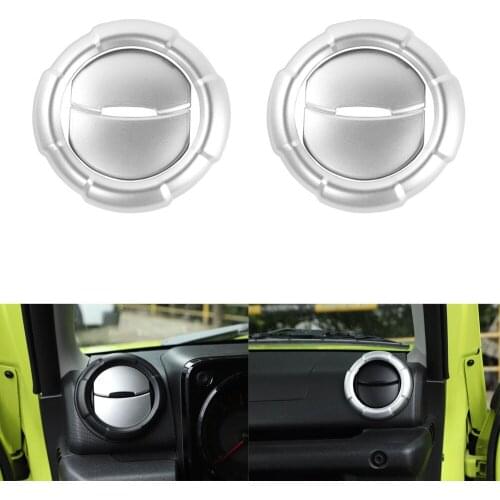 6Pcs/set Car Dashboard Central Console Air Vent Decoration Bezel Cover Trim For Suzuki Jimny 2019+ Interior Auto Moldings