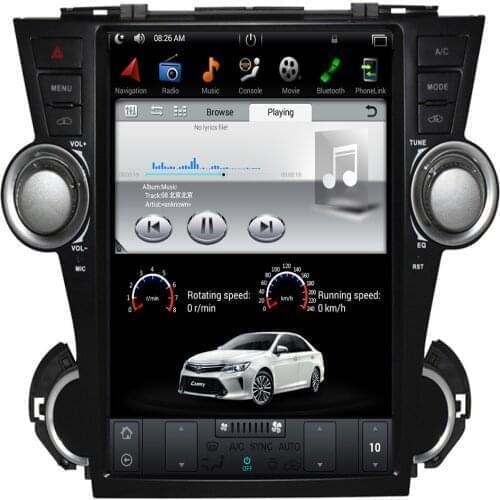 Android 10 2+32GB Car NO DVD Player GPS Navi For TOYOTA HIGHLANDER 2008-2010 2011 2012 2013 Autoradio Multimedia Headunit ISP