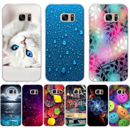 For Fundas Samsung Galaxy S7 Case Cover for Samsung S7 G9300 Case Soft Silicone TPU 3d Cute Cover Coque for Samsung S7 Case Capa