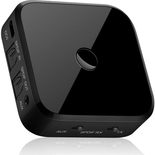 Dual Link Bluetooth V5.0 CSR8670 Aptx low latency 3.5mm SPDIF Home Audio TV Transmitter Receiver Wireless music Adapter