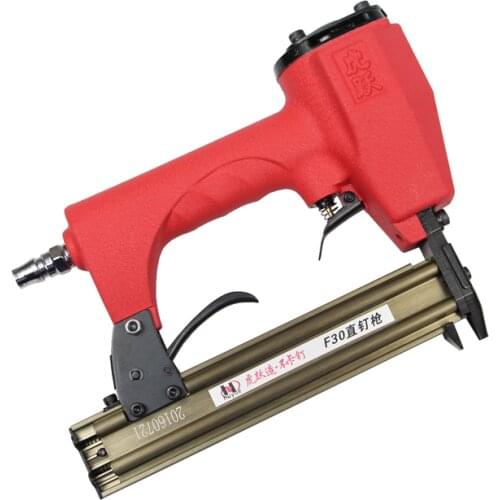 F30 small hand-held pneumatic straight nail gun woodworking decoration tools pneumatic tools 0.4-0.7Mpa
