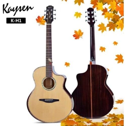 Kaysen 41 inch Guitar AA Grade Spruce single board Mahogany Wooden Guitar High-grade solid wood Guitar Professional AGT217