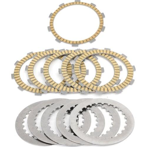 Areyourshop for Honda NV400 Shadow 400 VRX400T Steed 400 VT500 NT400 Bros Clutch Kit Steel & Friction Plates