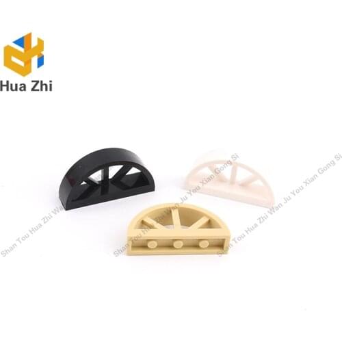 "Building Blocks Parts 20309 10PCS Window 1 x 4 x 1 2/3 with Spoked Rounded Top LEGOING MOCS Education"