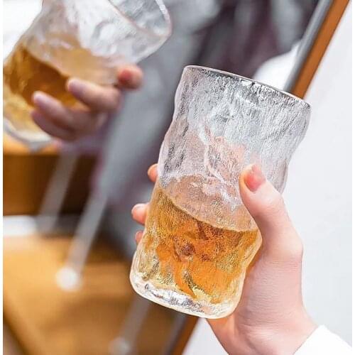 Frosted Transparent Glass Cup Heat-resistant Beautiful Drinkware Coffee Mug Kitchen Accessories Tools Water milk Drink cup