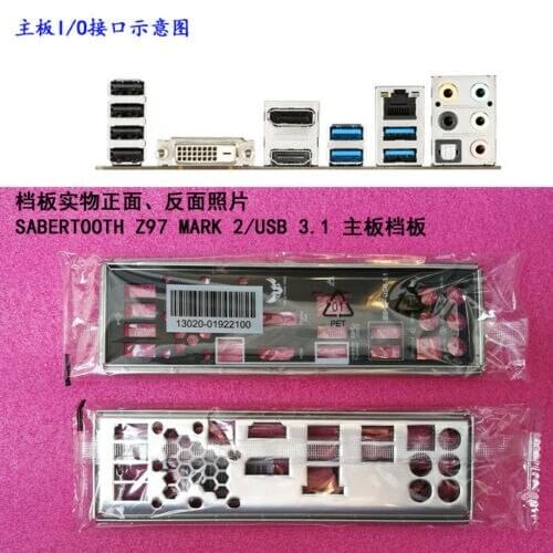 Original IO I/O Blende Bracket For SABERTOOTH Z97 MARK 2/USB 3.1