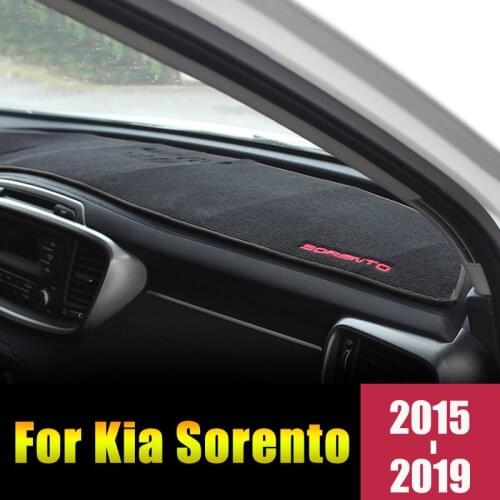For KIA Sorento Prime R UM 2015 2016 2017 2018 2019 Anti-Slip Mat Dashboard Cover Pad Sunshade Dashmat Carpet Car Accessories