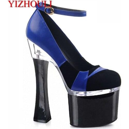 Recommend sexy fashion joker root high documentary shoes 18centimeters of the lacquer that bake sale shoes