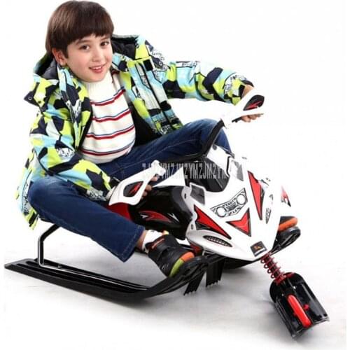 Outdoor Sport Steel Frame Ice/Snow Plow Snowboard Professional Skiing Motorcycle Sled Adult Children Kids Skiing Board 0088