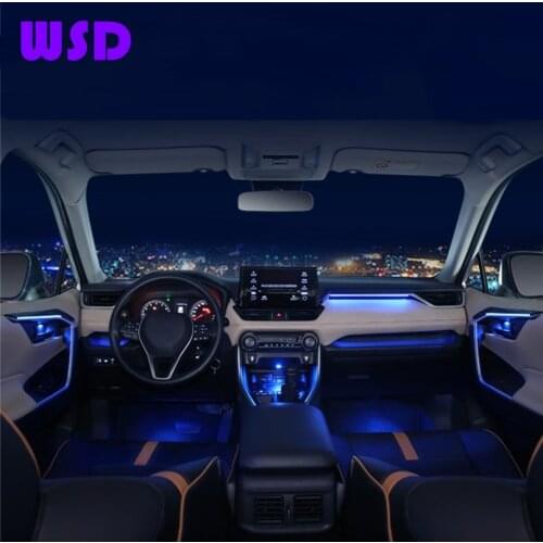 LED Ambient Light Suitable for Toyota RAV4 Ambient Light 64-color Ambient Light Gradient Ambient Light Original Installation